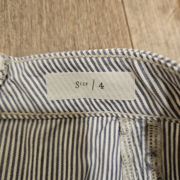 Pilcro Blue and White Striped Mini Skirt - Picture 5 of 7